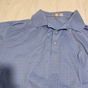 Peter Millar Light Blue Polo Shirt